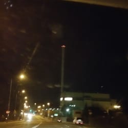 Müllverbrennungsanlage - The view by night.