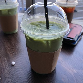 Van Dyke Coffee Roasters - Matcha latte (dirty matcha) - Coffee & Tea Near Me - Buena Park, California Van Dyke Coffee Roasters - Matcha latte (dirty matcha) - Coffee & Tea Near Me - Buena Park, California