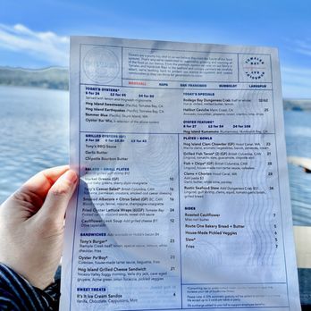Tony's Seafood Restaurant - 2/22/2025: menu - Seafood Near Me - Marshall, California Tony's Seafood Restaurant - 2/22/2025: menu - Seafood Near Me - Marshall, California