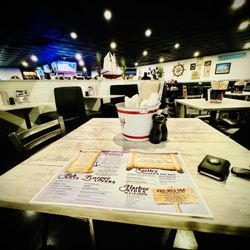The Blue Heron Kitchen & Pub - Dinner menu.. simple, clean, elegant ambiance