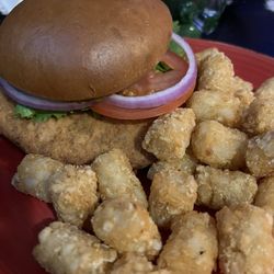 Full Draw Bar & Grill - Pork Tenderloin and Tater Tots