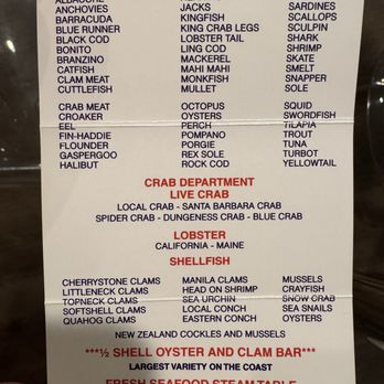 Quality Seafood - Business card - Seafood Markets Near Me - Redondo Beach, California