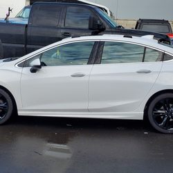 Factory Wheel Outlet - Silver OEM wheels painted gloss black by FWO.