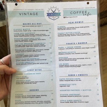Vintage Coffee Cafe - Menu - Coffee & Tea Near Me - Mount Pleasant, South Carolina Vintage Coffee Cafe - Menu - Coffee & Tea Near Me - Mount Pleasant, South Carolina