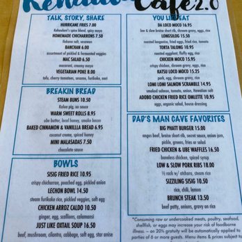 Kehaulani's Cafe - Menu - Breakfast & Brunch Near Me - Vallejo, California Kehaulani's Cafe - Menu - Breakfast & Brunch Near Me - Vallejo, California