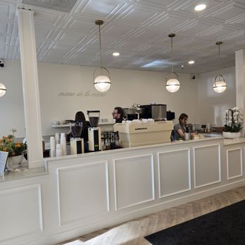 Crème Coffee - A different angle shot of the coffee bar area - Coffee & Tea Near Me - Sacramento, California Crème Coffee - A different angle shot of the coffee bar area - Coffee & Tea Near Me - Sacramento, California