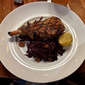 Seasons 52 - Wood-Grilled Dry-Rubbed Pork Chop - Seafood Near Me - Tampa, Florida Seasons 52 - Wood-Grilled Dry-Rubbed Pork Chop - Seafood Near Me - Tampa, Florida