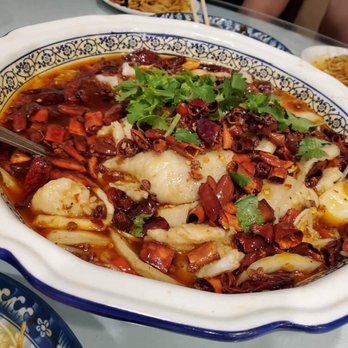 Szechuan House - Sliced sole D5. Boil Fish Filet with Napa Cabbage and Tofu Supreme - Szechuan Near Me - Flushing, New York Szechuan House - Sliced sole D5. Boil Fish Filet with Napa Cabbage and Tofu Supreme - Szechuan Near Me - Flushing, New York