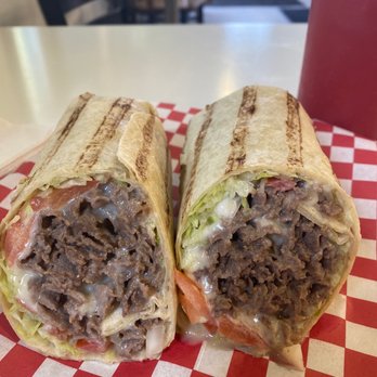 Lorenzo's Steaks - Cheesesteak wrap... look at that thing!!! - Cheesesteaks Near Me - West Chester, Pennsylvania
