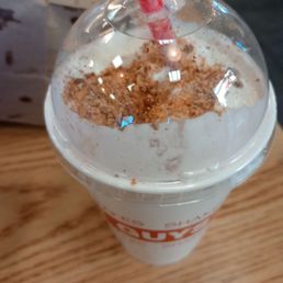 Reese's and Banana= Milkshake Reese's and Banana= Milkshake