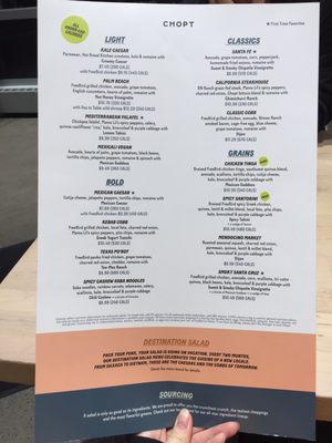 Menu photo 5 Chopt Creative Salad Co. New York, NY Menu photo 5 Chopt Creative Salad Co. New York, NY