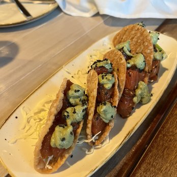 Monkeypod Kitchen by Merriman - Poke Tacos - New American Near Me - Kihei, Hawaii Monkeypod Kitchen by Merriman - Poke Tacos - New American Near Me - Kihei, Hawaii