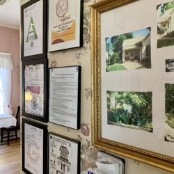 The Spicery In Our 1895 Home - Awards on wall