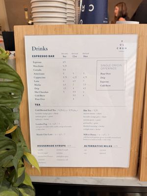 Menu photo 2 Fulcrum Café Seattle, WA