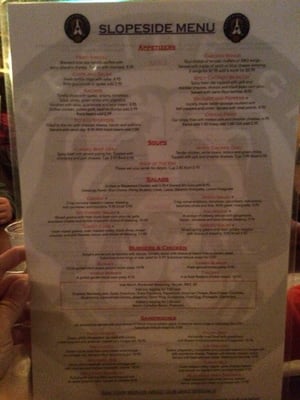 Menu photo 8 Slopeside Grill Steamboat Springs, CO