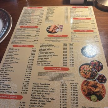 Royal Hyderabad - menu - Indian Near Me - Albuquerque, New Mexico