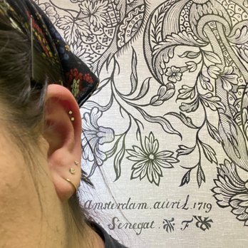 The Piercing Bar - Two helix piercings - Piercing Near Me - Rancho Cucamonga, California