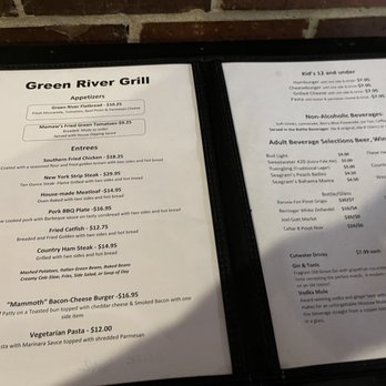 Green River Grill - Menu - American Near Me - Mammoth Cave, Kentucky