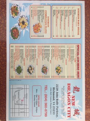 Menu photo 2 Dragon City Richmond, VA