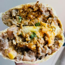 Caribbean Juice & Mexican Food - Carne Asada Burrito!
