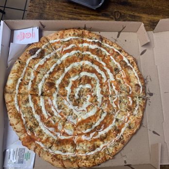 The Sizzling Pizza - Buffalo Chicken Pizza - Pizza Near Me - Santee, California The Sizzling Pizza - Buffalo Chicken Pizza - Pizza Near Me - Santee, California
