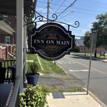 The Inn on Main - Front sign - Sandwiches Near Me - Oley, Pennsylvania The Inn on Main - Front sign - Sandwiches Near Me - Oley, Pennsylvania