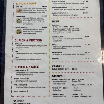 Silver Kati - Menu - Indian Near Me - Birmingham, Alabama
