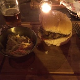 Pulled pork sandwich with 'slaw Pulled pork sandwich with 'slaw