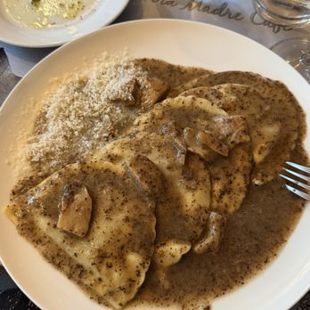 Terra Madre - Porcini ravioli with truffle sauce (~€26) - Italian Near Me - Dublin, D