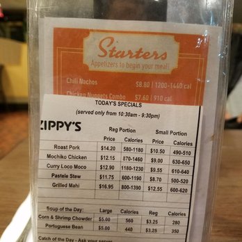Zippy's McCully - Menu Daily - Fast Food Near Me - Honolulu, Hawaii Zippy's McCully - Menu Daily - Fast Food Near Me - Honolulu, Hawaii