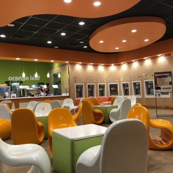 Orange Leaf Frozen Yogurt - seating area - Desserts Near Me - Ankeny, Iowa Orange Leaf Frozen Yogurt - seating area - Desserts Near Me - Ankeny, Iowa