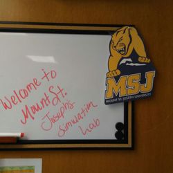 Mount St Joseph University - Time to get to work. #MSJsimulationlab