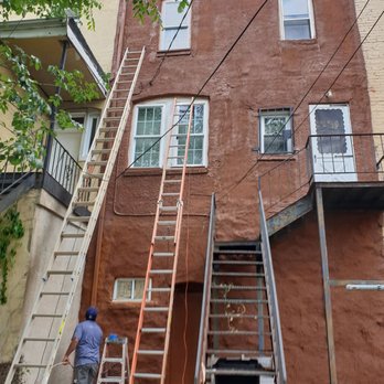 Dmv Applicators - Painted 3 Story Wall - Stucco Services Near Me Dmv Applicators - Painted 3 Story Wall - Stucco Services Near Me