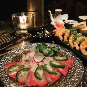 Hapa Izakaya - Jalapeño hamachi carpaccio $16 - Japanese Near Me - Vancouver, British Columbia
