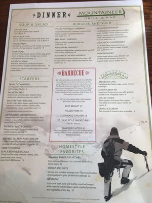 Menu photo 3 Mountaineer Grill McKinley Park, AK