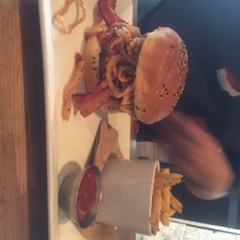 Eureka! - A tasty, manly, bacony, burger and fries. - American Near Me - Berkeley, California