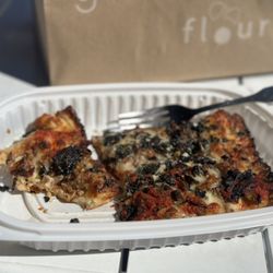 Flour Bakery + Cafe - Pizza special - so yummy I ate half before I took a pic
