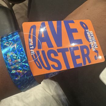 Dave & Buster's Nashville - VIP wristband and Rechargeable Power Card - American Near Me - Nashville, Tennessee Dave & Buster's Nashville - VIP wristband and Rechargeable Power Card - American Near Me - Nashville, Tennessee