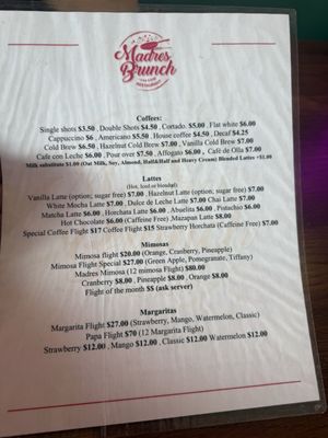 Menu photo 4 Madres Brunch Long Beach, CA