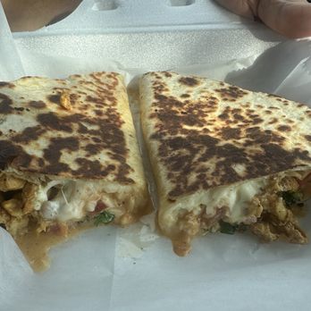 Los Hachones - Quesadilla (w/out beans)....good, but burrito tortilla had a better flavor. - Breakfast & Brunch Near Me - Clermont, Florida Los Hachones - Quesadilla (w/out beans)....good, but burrito tortilla had a better flavor. - Breakfast & Brunch Near Me - Clermont, Florida
