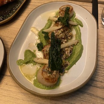 Saizon - Seared Day Boat Scallops - $44 - New American Near Me - Fresno, California Saizon - Seared Day Boat Scallops - $44 - New American Near Me - Fresno, California