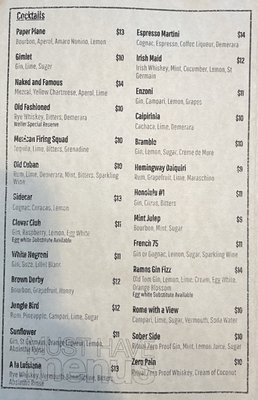 Menu photo 8 MarMo Cafe & Lounge Galveston, TX