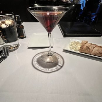Spencer's For Steaks & Chops - Manhattan with Bread and Butter. - Steakhouses Near Me - Omaha, Nebraska