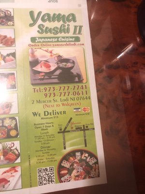 Menu photo 5 Yama Sushi II Lodi, NJ Menu photo 5 Yama Sushi II Lodi, NJ