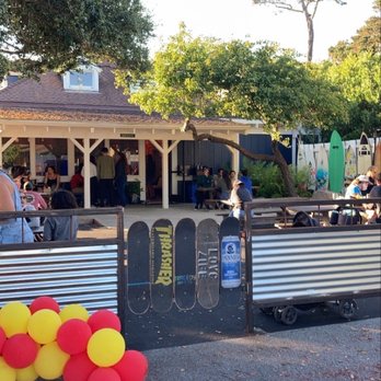 Lucy's on Lighthouse - Front outdoor seating area. - Hot Dogs Near Me - Pacific Grove, California Lucy's on Lighthouse - Front outdoor seating area. - Hot Dogs Near Me - Pacific Grove, California