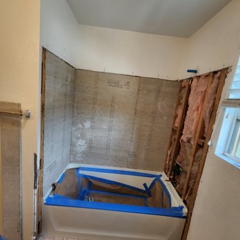 Blue-Collar Coatings - Small bathroom face lift. - Drywall Installation & Repair Near Me Blue-Collar Coatings - Small bathroom face lift. - Drywall Installation & Repair Near Me