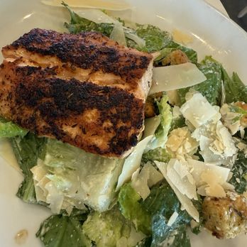Lure Fish House - Classic Caesar Salad - Half with salmon - Seafood Near Me - Porter Ranch, California Lure Fish House - Classic Caesar Salad - Half with salmon - Seafood Near Me - Porter Ranch, California