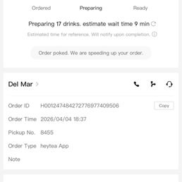 Online order