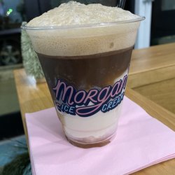 Morgan's Ice Cream - Dr Pepper float w/Honey Vanilla