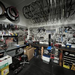 Santa Cruz Bike Repair - SC Bike Repair's new workspace for bike tune ups